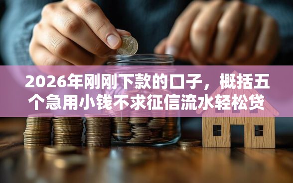 2026年刚刚下款的口子，概括五个急用小钱不求征信流水轻松贷的平台