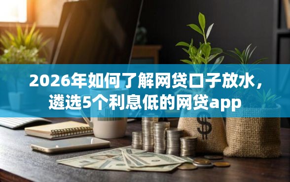2026年如何了解网贷口子放水，遴选5个利息低的网贷app