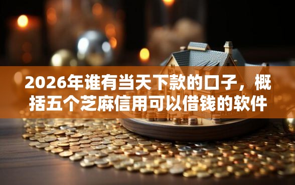 2026年谁有当天下款的口子，概括五个芝麻信用可以借钱的软件