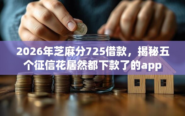 2026年芝麻分725借款，揭秘五个征信花居然都下款了的app