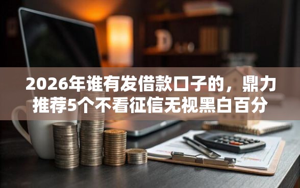 2026年谁有发借款口子的，鼎力推荐5个不看征信无视黑白百分百下款平台
