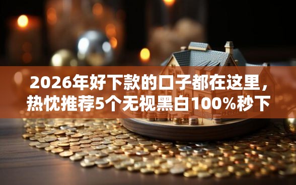 2026年好下款的口子都在这里，热忱推荐5个无视黑白100%秒下网贷平台