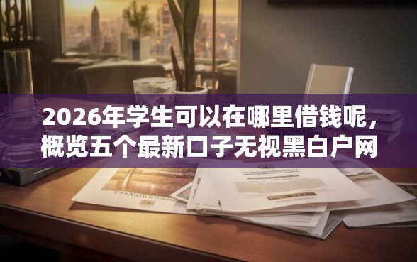 2026年学生可以在哪里借钱呢，概览五个最新口子无视黑白户网贷