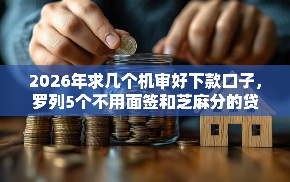 2026年求几个机审好下款口子，罗列5个不用面签和芝麻分的贷款口子