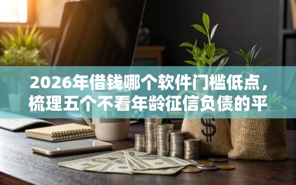 2026年借钱哪个软件门槛低点，梳理五个不看年龄征信负债的平台