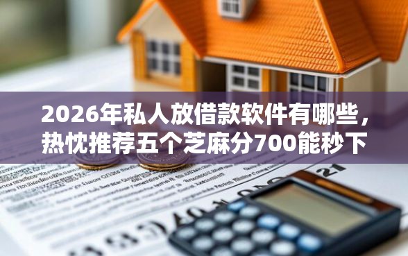 2026年私人放借款软件有哪些，热忱推荐五个芝麻分700能秒下的口子
