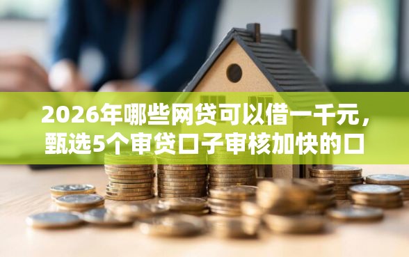 2026年哪些网贷可以借一千元，甄选5个审贷口子审核加快的口子
