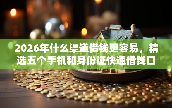 2026年什么渠道借钱更容易，精选五个手机和身份证快速借钱口子