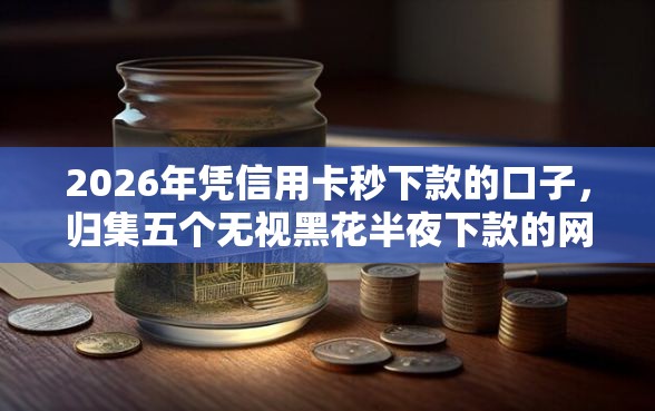 2026年凭信用卡秒下款的口子，归集五个无视黑花半夜下款的网贷软件