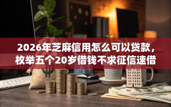 2026年芝麻信用怎么可以贷款，枚举五个20岁借钱不求征信速借app