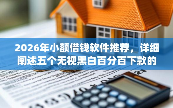 2026年小额借钱软件推荐，详细阐述五个无视黑白百分百下款的借款app
