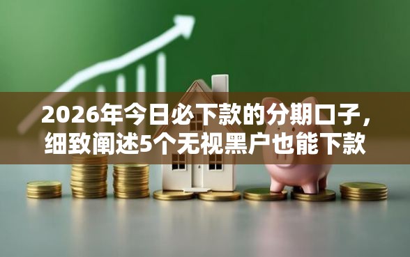 2026年今日必下款的分期口子，细致阐述5个无视黑户也能下款的口子