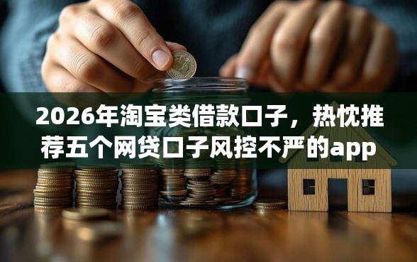 2026年淘宝类借款口子，热忱推荐五个网贷口子风控不严的app