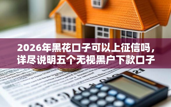 2026年黑花口子可以上征信吗，详尽说明五个无视黑户下款口子名单大全