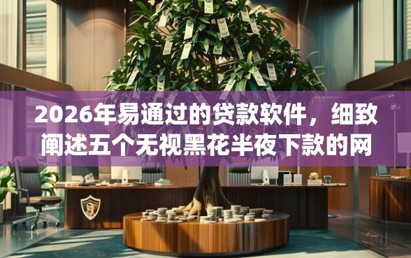 2026年易通过的贷款软件，细致阐述五个无视黑花半夜下款的网贷app