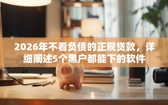 2026年不看负债的正规贷款,详细阐述5个黑户都能下的软件 2026年不看负债的正规贷款,详细阐述5个黑户都能下的软件
