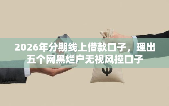 2026年分期线上借款口子，理出五个网黑烂户无视风控口子