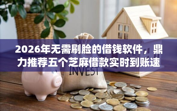 2026年无需刷脸的借钱软件，鼎力推荐五个芝麻借款实时到账速借app