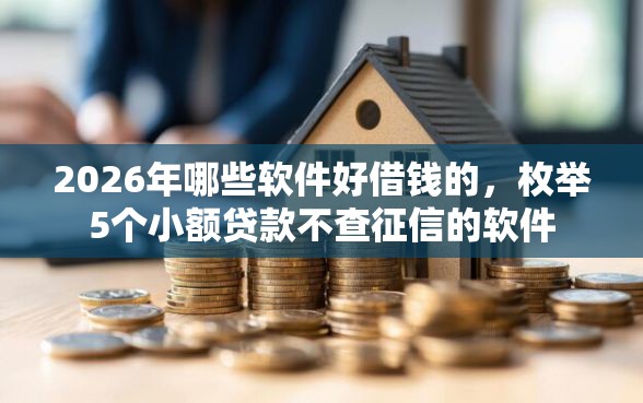 2026年哪些软件好借钱的，枚举5个小额贷款不查征信的软件