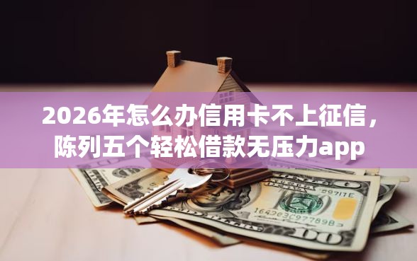 2026年怎么办信用卡不上征信，陈列五个轻松借款无压力app