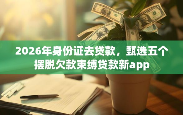 2026年身份证去贷款，甄选五个摆脱欠款束缚贷款新app