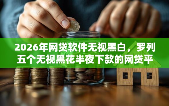 2026年网贷软件无视黑白，罗列五个无视黑花半夜下款的网贷平台