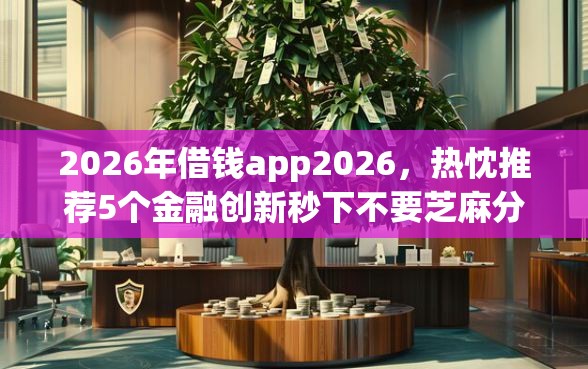 2026年借钱app2026，热忱推荐5个金融创新秒下不要芝麻分的口子