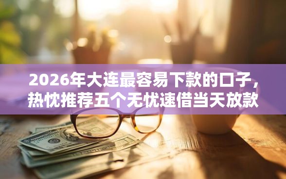 2026年大连最容易下款的口子，热忱推荐五个无忧速借当天放款的平台