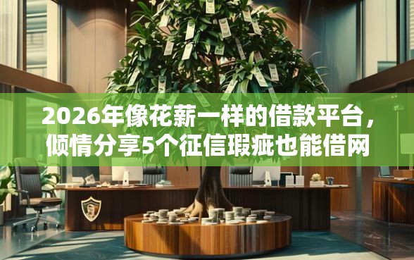2026年像花薪一样的借款平台，倾情分享5个征信瑕疵也能借网贷轻松下款的口子