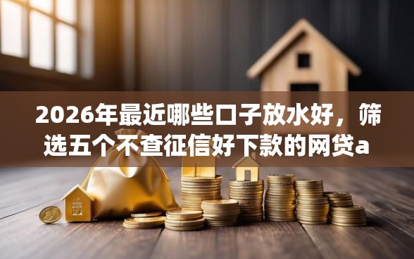 2026年最近哪些口子放水好，筛选五个不查征信好下款的网贷app