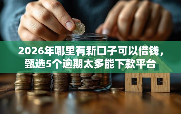 2026年哪里有新口子可以借钱，甄选5个逾期太多能下款平台