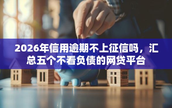 2026年信用逾期不上征信吗,汇总五个不看负债的网贷平台 2026年信用逾期不上征信吗,汇总五个不看负债的网贷平台