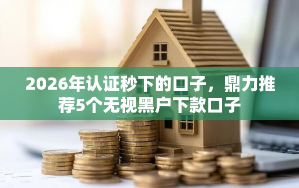 2026年认证秒下的口子，鼎力推荐5个无视黑户下款口子