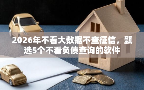 2026年不看大数据不查征信，甄选5个不看负债查询的软件