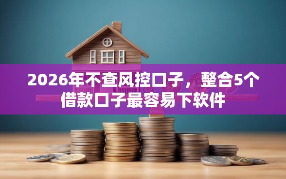 2026年不查风控口子，整合5个借款口子最容易下软件