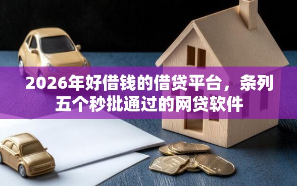 2026年好借钱的借贷平台，条列五个秒批通过的网贷软件