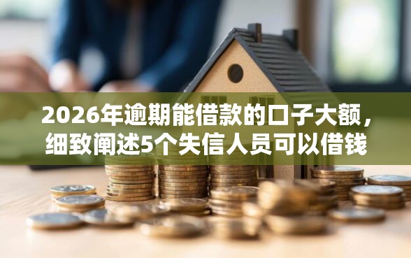 2026年逾期能借款的口子大额，细致阐述5个失信人员可以借钱的网贷口子