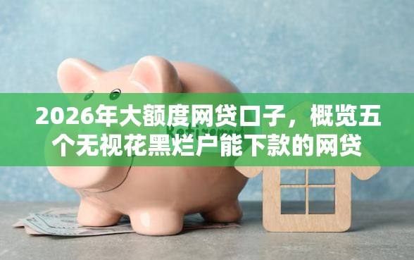 2026年大额度网贷口子，概览五个无视花黑烂户能下款的网贷