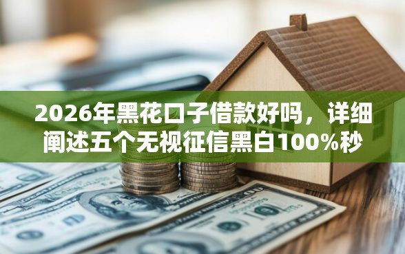 2026年黑花口子借款好吗，详细阐述五个无视征信黑白100%秒下平台