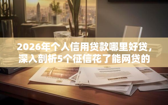 2026年个人信用贷款哪里好贷，深入剖析5个征信花了能网贷的口子
