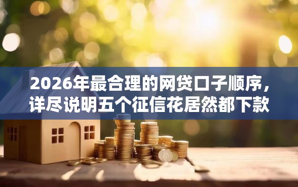2026年最合理的网贷口子顺序，详尽说明五个征信花居然都下款的软件