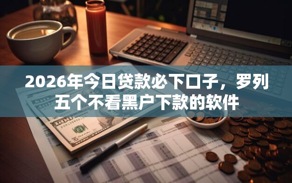 2026年今日贷款必下口子，罗列五个不看黑户下款的软件