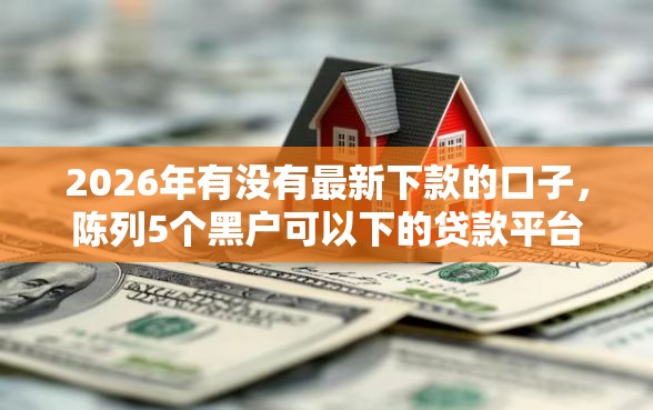 2026年有没有最新下款的口子，陈列5个黑户可以下的贷款平台