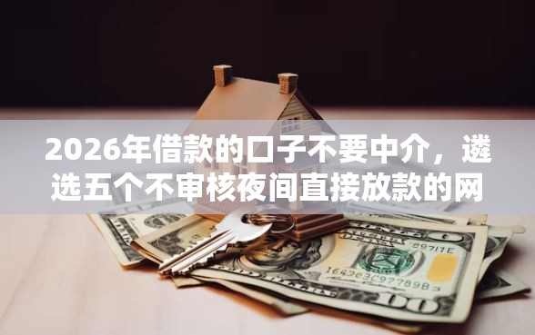 2026年借款的口子不要中介，遴选五个不审核夜间直接放款的网贷平台