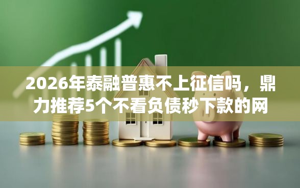 2026年泰融普惠不上征信吗，鼎力推荐5个不看负债秒下款的网贷app