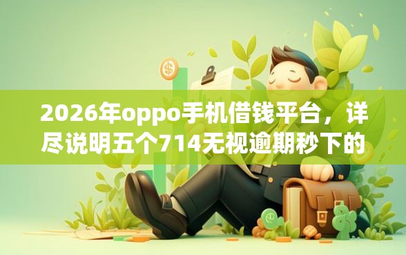 2026年oppo手机借钱平台，详尽说明五个714无视逾期秒下的软件