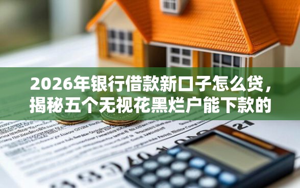 2026年银行借款新口子怎么贷，揭秘五个无视花黑烂户能下款的网贷