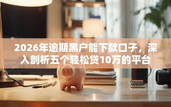 2026年逾期黑户能下款口子，深入剖析五个轻松贷10万的平台