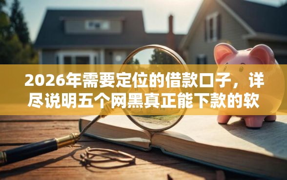2026年需要定位的借款口子，详尽说明五个网黑真正能下款的软件