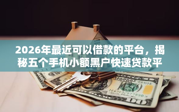 2026年最近可以借款的平台，揭秘五个手机小额黑户快速贷款平台